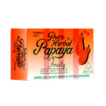 Pure Herbal Papaya Fruity Soap with 4 in 1 Whitening – Pack of 3 - Image 2