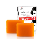 KojieSan Skin Soap with Nourishing Coconut Oil and Fresh Orange Fragrance for Natural Beauty, 65g Bar of 2