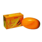SILKA Papaya Herbal Soap for Anti-Pigmentation (135g) | Skin Brightening Soap - Image 2