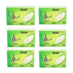 SILKA Whitening Green Papaya Soap Pack of 6 (6 x 135g) | Skin Whitening Soap