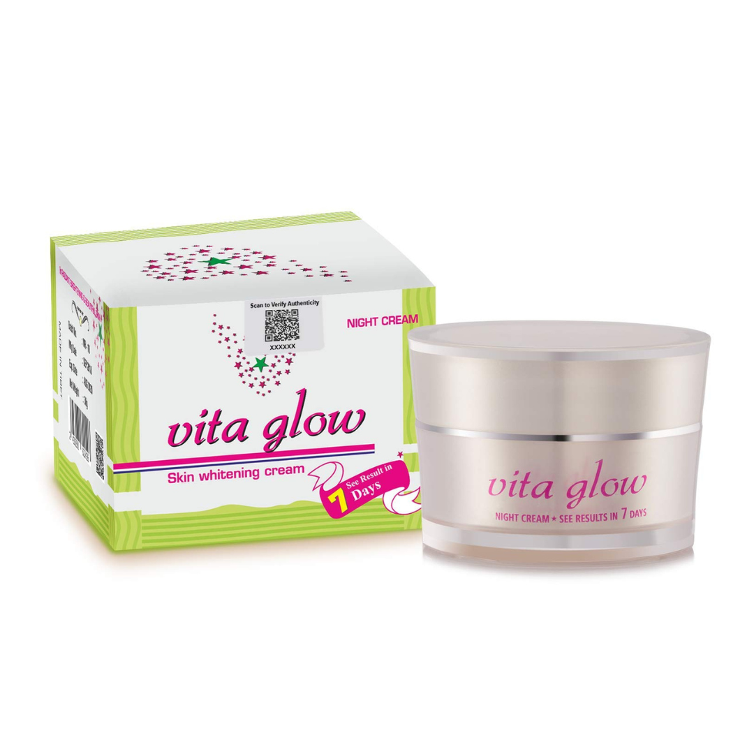 Vita-Glow-Skin-Whitening-And-Fairness-Night-Cream-30g.png Vita Glow Skin Whitening Cream 30g | Best Night Cream for Fair Skin - Image 1